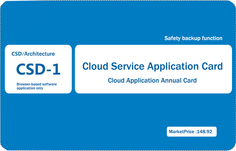 Cloud Service (CSD) Card-CSD-1